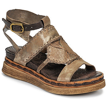 Sandales femmes Airstep / A.S.98  LAGOS  Doré