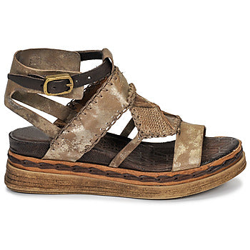 Sandales femmes Airstep / A.S.98  LAGOS  Doré