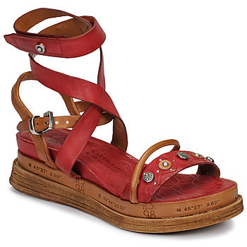 Sandales femmes Airstep / A.S.98  LAGOS  Rouge