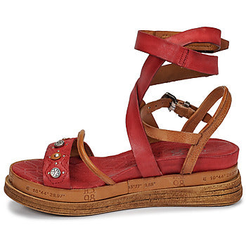 Sandales femmes Airstep / A.S.98  LAGOS  Rouge