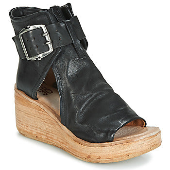 Sandales femmes Airstep / A.S.98  NOA BUCKLE  Noir