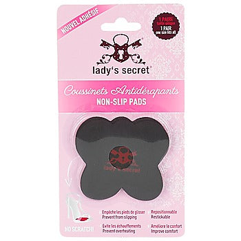 Accessoires femmes Lady's Secret  COUSSINET ANTIDERAPANTE NO SCRATCH  Noir