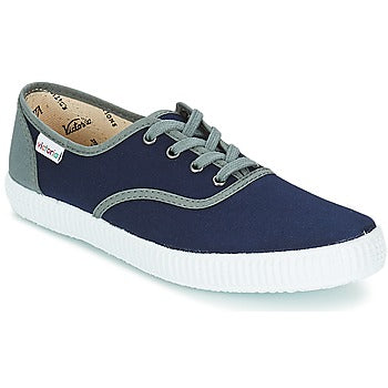 Baskets basses femmes Victoria  INGLESA LONA BICOLOR  Bleu