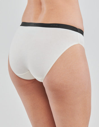 Culottes & slips femmes DIM  POCKETS COTON STRETCH X4  Noir