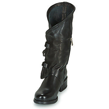 Bottes femmes Airstep / A.S.98  ISPERIA BUCKLE  Noir