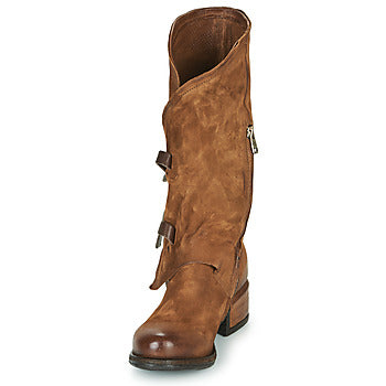 Bottes femmes Airstep / A.S.98  ISPERIA BUCKLE  Marron
