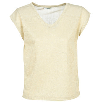 T-shirt femmes Only  ONLSILVERY  Doré
