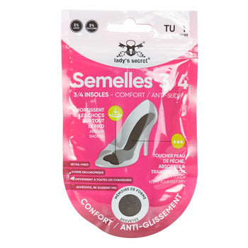 Accessoires femmes Lady's Secret  SEMELLE ANTI-DERAPANTE NO CRASH  Noir