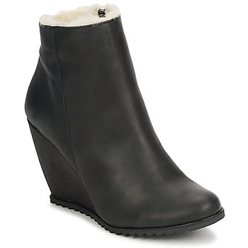 Bottines femmes D.Co Copenhagen  SALLY ZIPPER  Noir