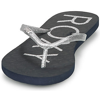 Tongs femmes Roxy  VIVA SPARKLE  Noir