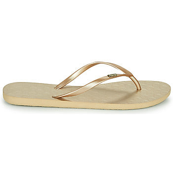 Tongs femmes Roxy  VIVA V  Doré