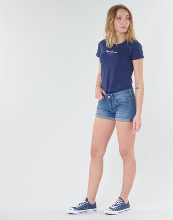 T-shirt femmes Pepe jeans  NEW VIRGINIA  Bleu