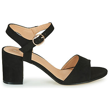 Sandales femmes Moony Mood  MEGANE  Noir