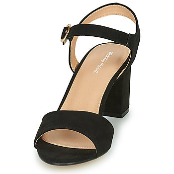 Sandales femmes Moony Mood  MEGANE  Noir