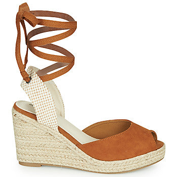Sandales femmes Moony Mood  MONICCA  Marron