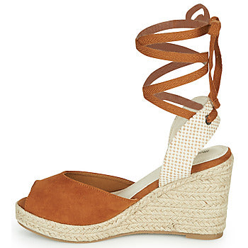 Sandales femmes Moony Mood  MONICCA  Marron