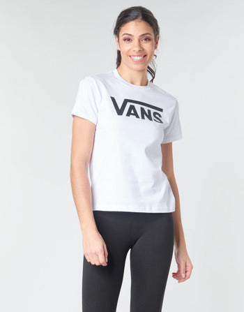 T-shirt femmes Vans  FLYING V CREW TEE  Blanc