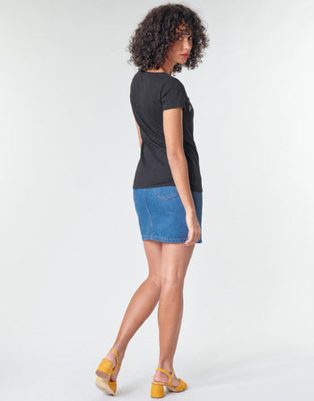 T-shirt femmes Yurban  FRIENDS LOGO  Noir