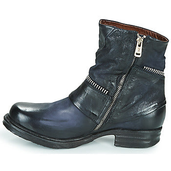 Boots femmes Airstep / A.S.98  SAINT EC ZIP NEW  Bleu