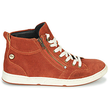 Baskets montantes femmes Pataugas  JULIA/CR F4F  Orange