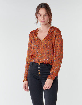 Blouses femmes Moony Mood  NOUM  Marron