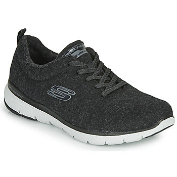 Chaussures femmes Skechers  FLEX APPEAL 3.0 PLUSH JOY  Noir