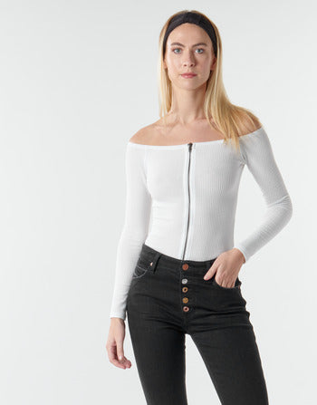 Blouses femmes Moony Mood  NOAM  Blanc