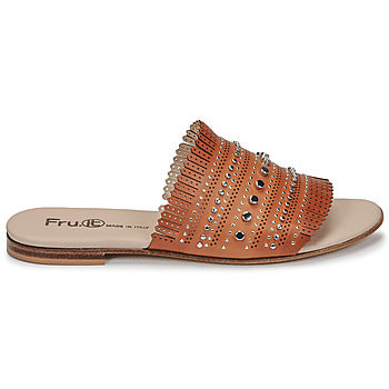 Mules femmes Fru.it  6765-100-CUOIO  Marron