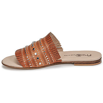 Mules femmes Fru.it  6765-100-CUOIO  Marron