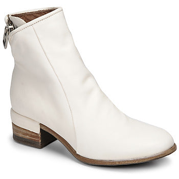 Bottines femmes Airstep / A.S.98  GIVE ZIP  Blanc