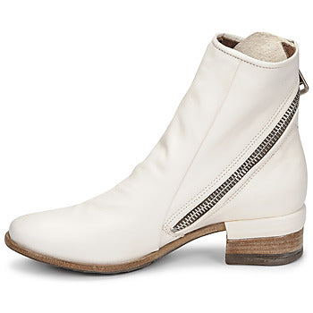 Bottines femmes Airstep / A.S.98  GIVE ZIP  Blanc