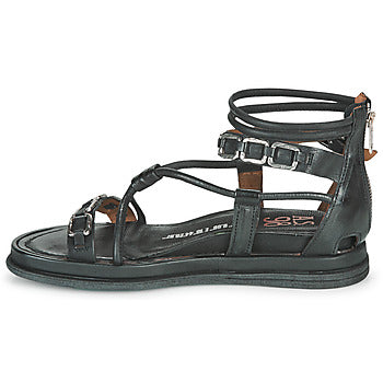 Sandales femmes Airstep / A.S.98  POLA SQUARE  Noir
