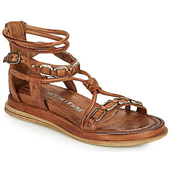 Sandales femmes Airstep / A.S.98  POLA SQUARE  Marron