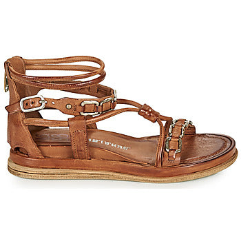 Sandales femmes Airstep / A.S.98  POLA SQUARE  Marron