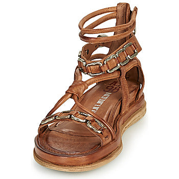 Sandales femmes Airstep / A.S.98  POLA SQUARE  Marron