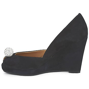 Chaussures escarpins femmes C.Petula  YVONNE  Noir