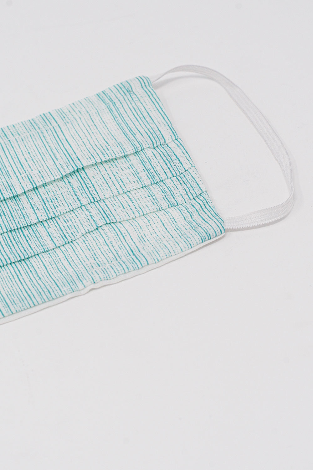 2 PACK Masque turquoise imprimé coton organique