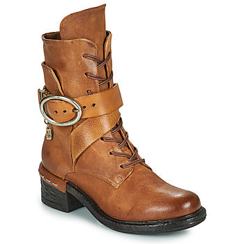 Bottines femmes Airstep / A.S.98  NOVASUPER LACE  Marron