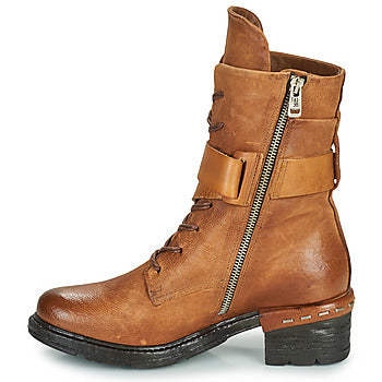 Bottines femmes Airstep / A.S.98  NOVASUPER LACE  Marron