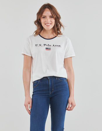 T-shirt femmes U.S Polo Assn.  LETY 51520 CPFD  Blanc