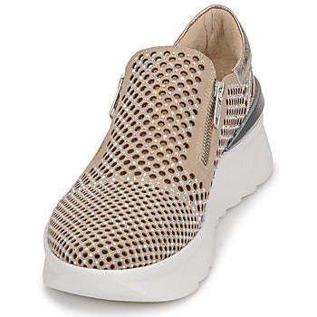 Baskets basses femmes Fru.it  7370-007-ACCIAIO  Doré