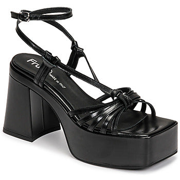 Sandales femmes Fru.it  7641-303-NERO-NERO  Noir