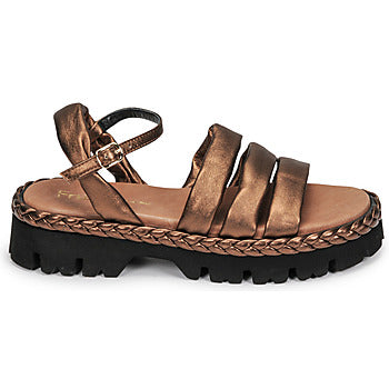 Sandales femmes Fru.it  7445-100-BRONZO  Doré