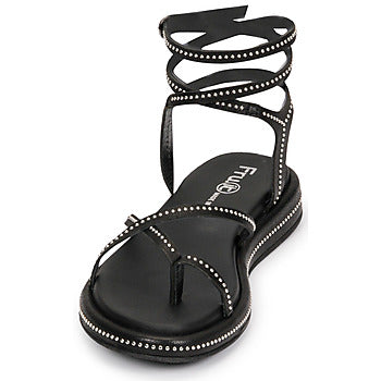 Sandales femmes Fru.it  7430-100-NERO-NIKEL  Noir