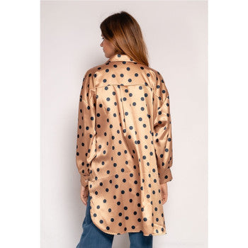 Chemise femmes Fashion brands  JS21602-4_CAMEL  Marron