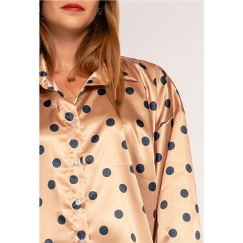 Chemise femmes Fashion brands  JS21602-4_CAMEL  Marron