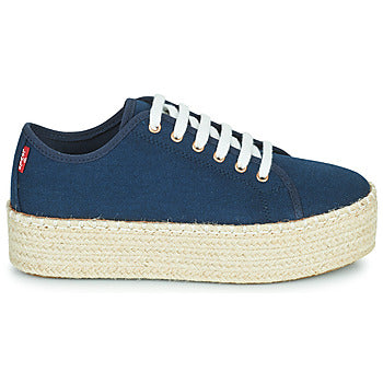 Baskets basses femmes Levis  TIJUANA 2.0 ESPEDRILLE  Bleu