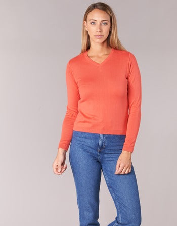 Pull femmes BOTD  ECORTA VEY  Orange