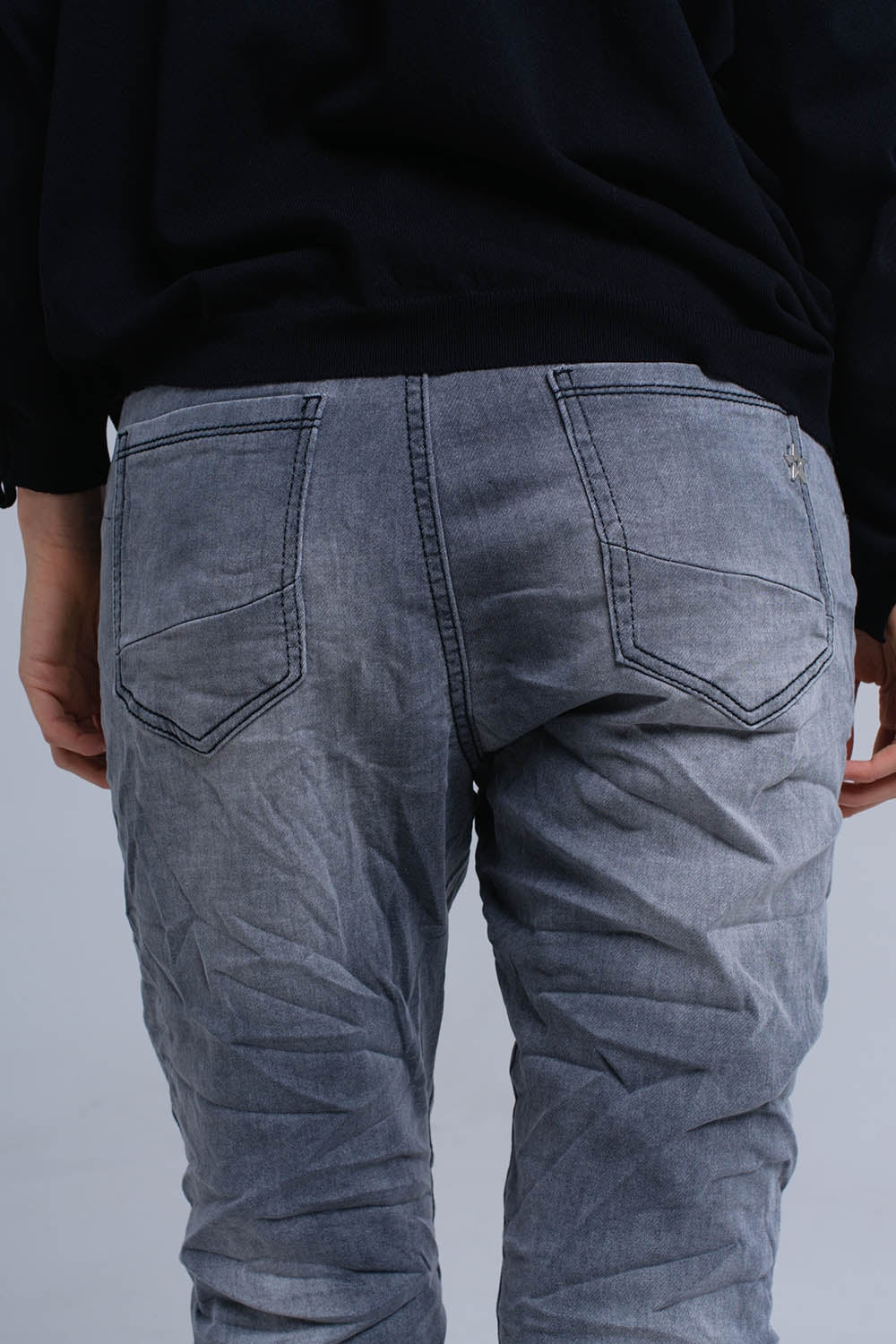 Jean gris Jogger