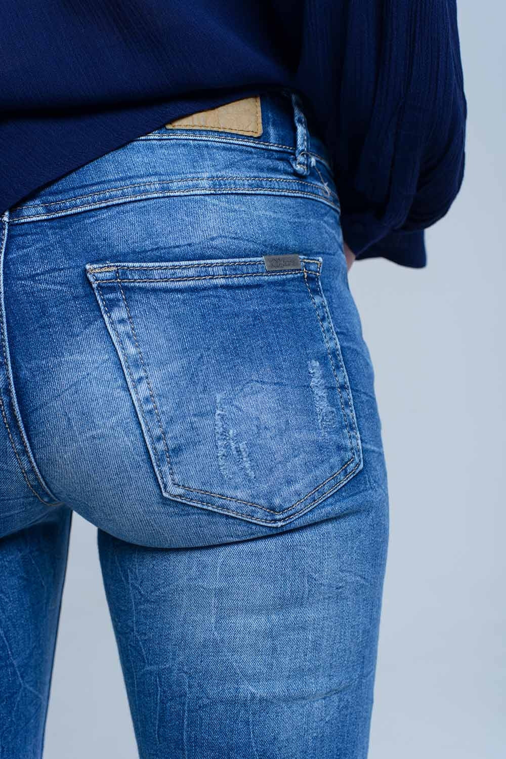 Jean skinny déchiré